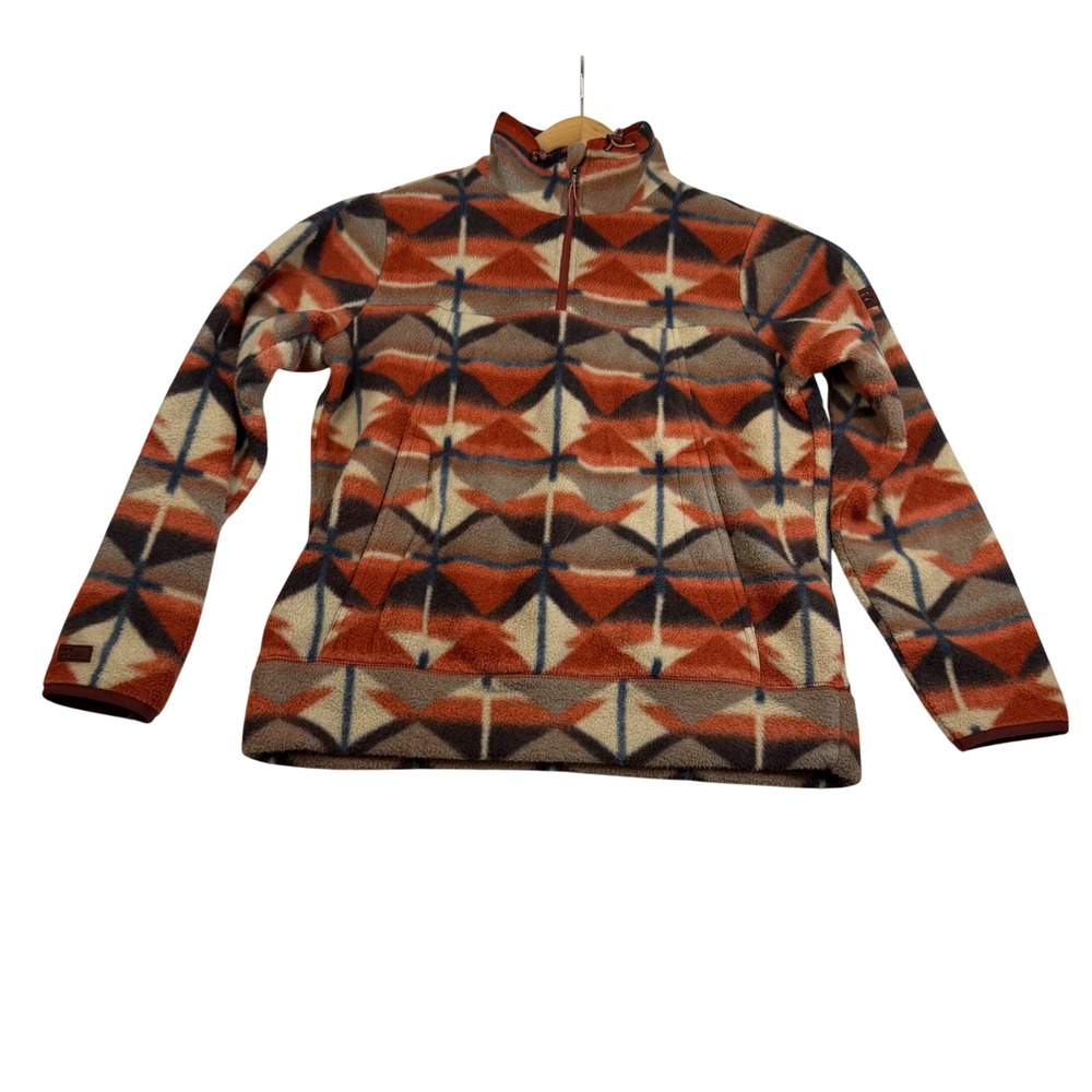 Billabong A/DIV Adventure Division Southwestern Fleece Quarter Zip Pullover M